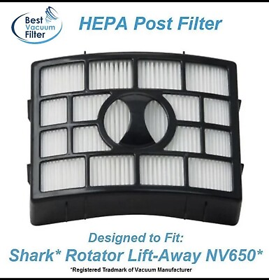 1 HEPA Post Filter for Shark Rotator Lift Away Vacuum NV650 NV752 fits XHF650