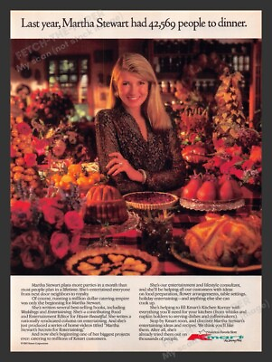 #ad Kmart Martha Stewart Consultant 1980s Print Advertisement Ad 1987