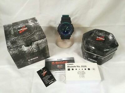 CASIO G SHOCK GA 800BL 1ADR Wrist Watch Men#x27;s With Box USED
