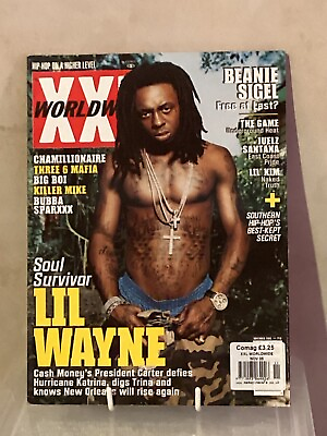 #ad XXL Magazine Never Let Me Down Lil Wayne cover edition November 2005