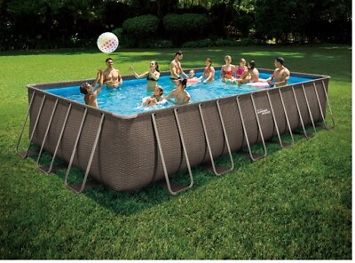 #ad Summer Waves 90693 Rectangle Above Ground Frame Swimming Pool NEW READY TO SHIP