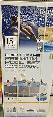 #ad #ad intex 15 x 48 pool Prism Frame Pool.