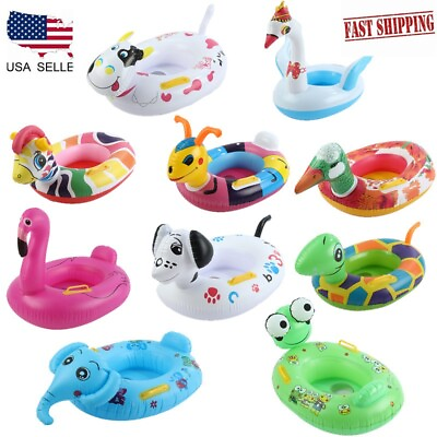 New animals baby toddler kids Swimming inflatable pool floats raft Tube ring Toy