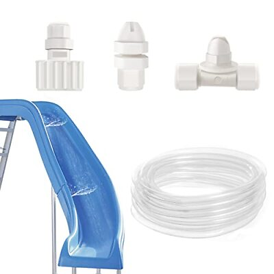 #ad Pool Slide Water Tubing Kit Inground Pool Slide Hose Kit Sprayer Spray Kit for