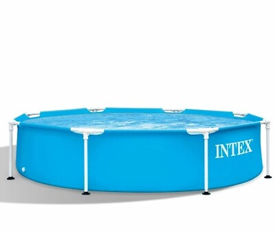 NEW Intex 28205EH 8#x27;X20quot; Rust Resistant Durable Steel Metal Frame Swimming Pool