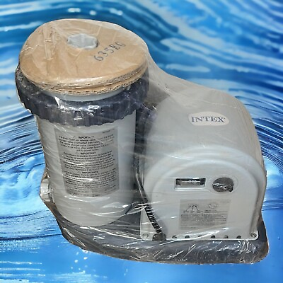 #ad Intex Pool Pump Model 635T Krystal Clear Cartridge Filter Pump New Sealed