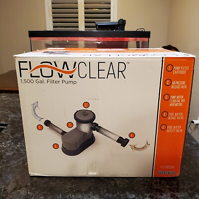 #ad Bestway Flowclear 58390E 1500 gal Pump Filter for Above Ground Swimming Pool