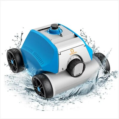 #ad Automatic Robotic Pool Cleaner new easy waterproof rechargeable battery