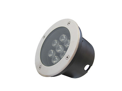 #ad 7W DC12v LED Inground Light Outdoor Garden Underground Lamp Round Pure White