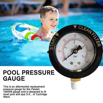#ad For 190058 Hayward Pentair Pool Filter Pressure Gauge Replacement. 2024