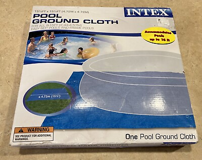 #ad NEW Intex Pool Ground Cloth for 8ft to 15ft Round Above Ground Pool Protect Lawn