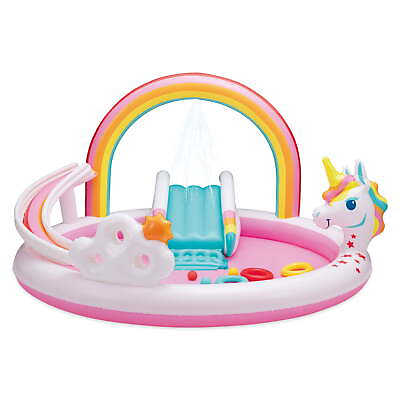 #ad #ad Play Center Kids Splash Pool with Sprinkler Toys amp; Slide Age 2 amp; up Unisex