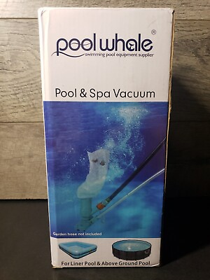 #ad #ad POOLWHALE Portable Pool Vacuum Jet Underwater Cleaner New Open Box