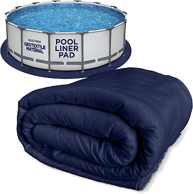 #ad 12 Foot Pool Liner Pad for above Ground Pools under Pool Padding above Ground