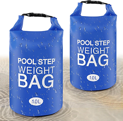 #ad 2 Pack Universal Pool Step Weights 10 L No Breaken Pool Ladder Weights for abov