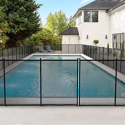 #ad #ad Pool Fences 4x48 Feet In Ground Swimming Pool Safety Fence Prevent Accidental