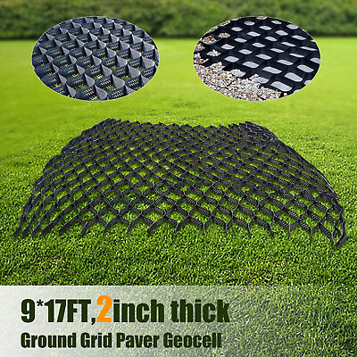 2quot; Thick 9ft*17ft HDPE Ground Grid Honeycomb Permeable Pavers for Grass Planting