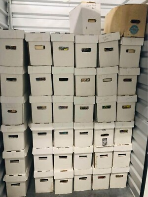 Huge Comic Book Lot 18 Long BOXES Marvel. Dc and Independent