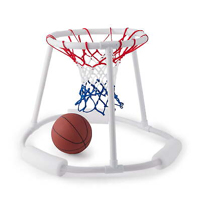 #ad Pool Basketball Hoop Floating Or Poolside Game With Real Feel Net amp; Float Foam