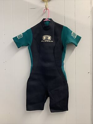 Aleeoa Wet Suite Blue And Black Surfing Suit Swimming Size XL Professional