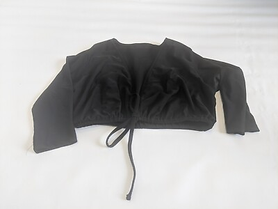 Asos Swim Swimming Cover Up Tankini Top Size 14 Black