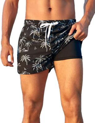 #ad Yilisha Mens Short Swim Trunks Quick Dry Swim Shorts with Pockets 5quot; 7quot; Swimming