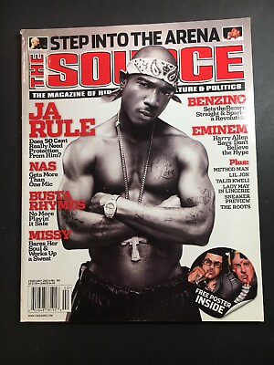 #ad #ad THE SOURCE MAGAZINE #161 February 2003 Ja Rule Cover Free Poster Inside