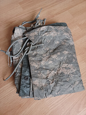 #ad #ad USED USGI Military Issue Reversible Field Tarp ACU Pattern 80quot; x 90quot;