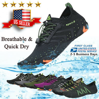 Water Shoes Quick Dry Barefoot for Swim Diving Surf Aqua Sport Beach Vacation