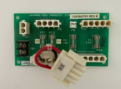 HAYWARD POOL 1101643701 REV A Field Wiring Panel Circuit Board used #P10