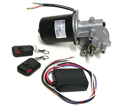 Makermotor 3 8quot; D Shaft gear motor 12v dc Wireless Remote Control Momentary
