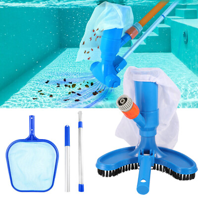#ad Swimming Pool Spa Suction Vacuum Head Cleaner Cleaning Kit Accessories Tool