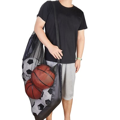 Practical Mesh Bag for Basketball Football Volleyball Swimming Storage