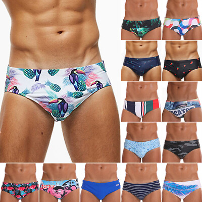 Men#x27;s Boxer Swim Briefs Swimming Shorts Trunks Swimwear Underwear Quick Drying