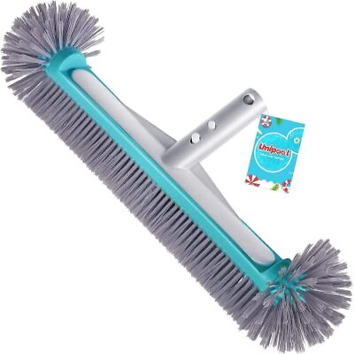 #ad #ad Swimming Pool Brush Head with Round Ends，17.5quot; Heavy Duty Aluminum Back Head