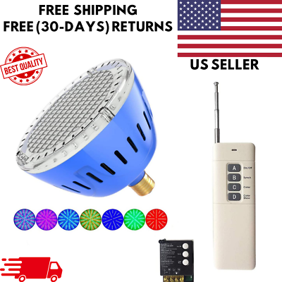 #ad LED Pool Lights with Remote Controller120VAC Pool Bulb Replacement for 500 Watt