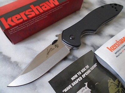 #ad Kershaw Emerson Wave Pocket Knife Folder CQC 6K 6034 8Cr14MoV G10 7.75quot; Open New