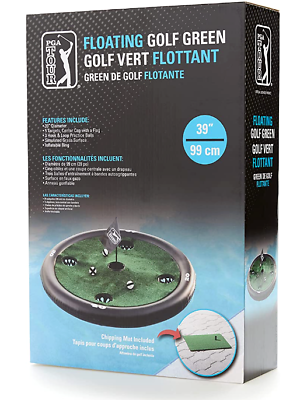 #ad PGA Tour Floating Golf Green Pool Backyard Swimming Floating Golf Game Set 39in
