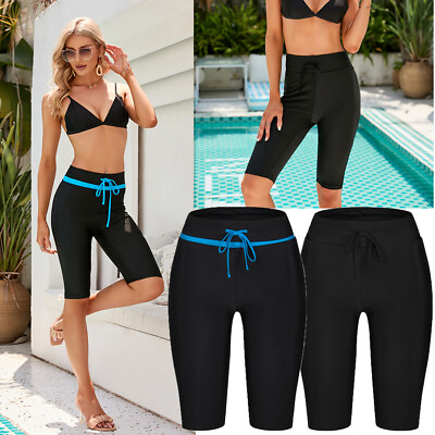 Women#x27;s Light Shorts Quick Dry Swimming Beach Board Shorts Slimming Sports Pants
