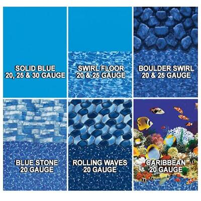 #ad In The Swim 15#x27; Round 20 Mil Overlap Pool Liner for Above Ground Swimming Pools