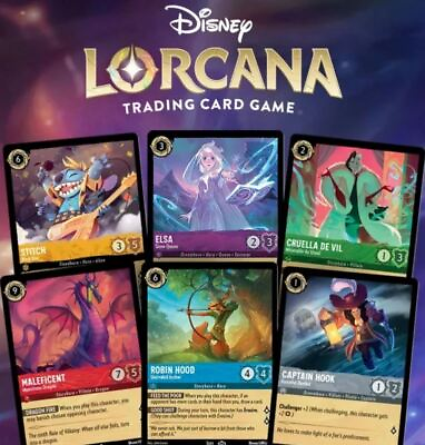 #ad #ad Disney Lorcana First Chapter Singles Pick Your Cards CUCRSRLegendary NonFoil