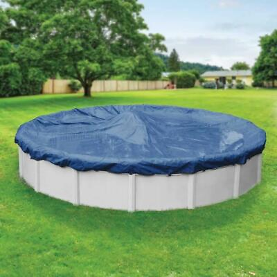 #ad Pool Mate Professional Grade Rip Shield Blue Winter Cover For Round Swimming
