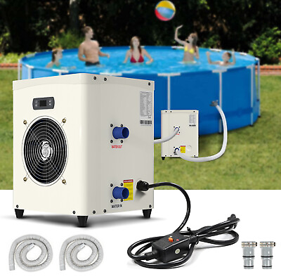 #ad #ad 14331BTU Mini Swimming Pool Heat Pump for Above Ground Pools 110V Pool Heater