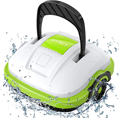 #ad Cordless Robotic Pool Cleaner Automatic Pool Vacuum Powerful Suction Dual Mot