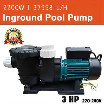 #ad 3HP For Hayward Super Pump 10038 GPH For In Ground Swimming Pools Pump US SUPPLY
