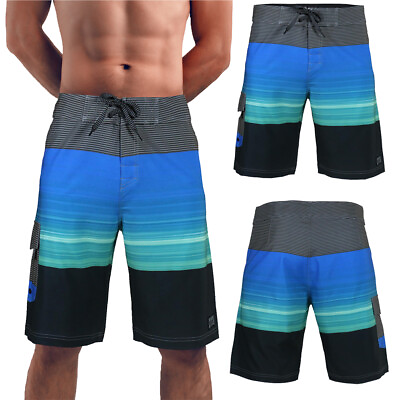 #ad #ad Beautiful Giant Men’s Beach Vacation Swim Trunks Surf Swimwear Board Shorts Gift