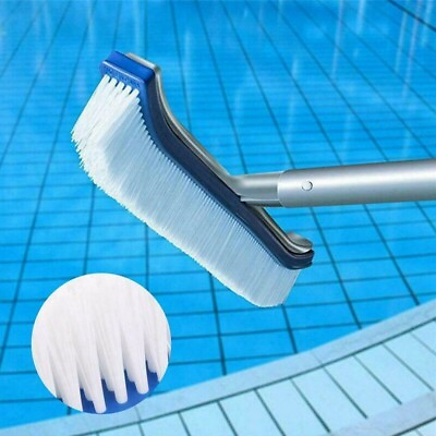 #ad #ad Heavy Duty 18quot; Strong Aluminium Swimming Pool Cleaning Brush Wall Tiles amp; Floor