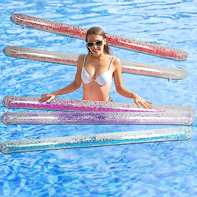 #ad Swimming Pool Water Floating Inflatable Pool Noodles Floats Random Color