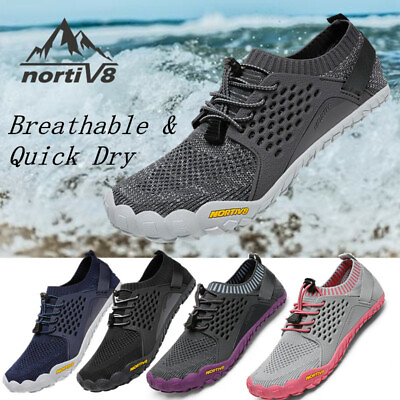 #ad NORTIV 8 Water Shoes Barefoot Quick Dry Aqua Beach Swimming Water Sport Vacation