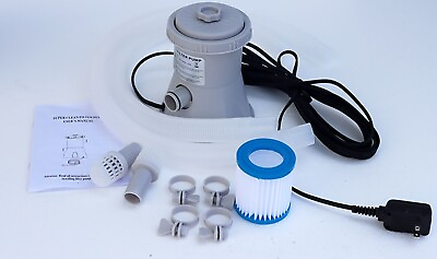 USED Electric Swimming Pool Filter Pump Water Cleaning Tool for Above Ground Poo